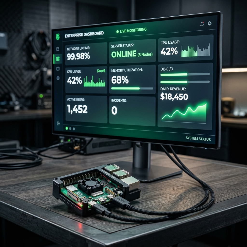 Raspberry Pi Signage Dashboard