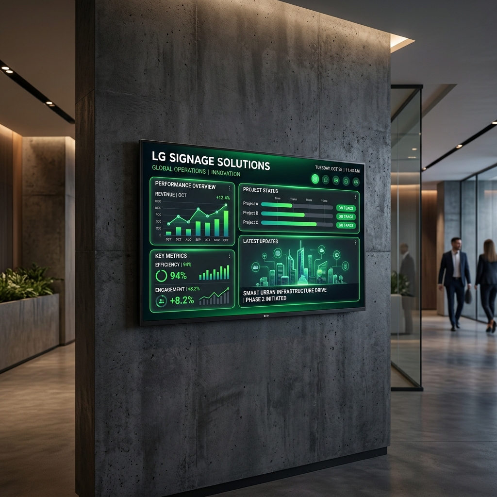 LG WebOS Signage Dashboard