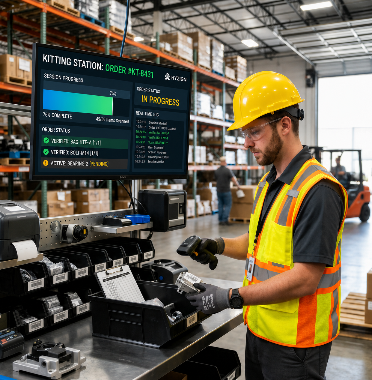 Kitting Station Dashboard